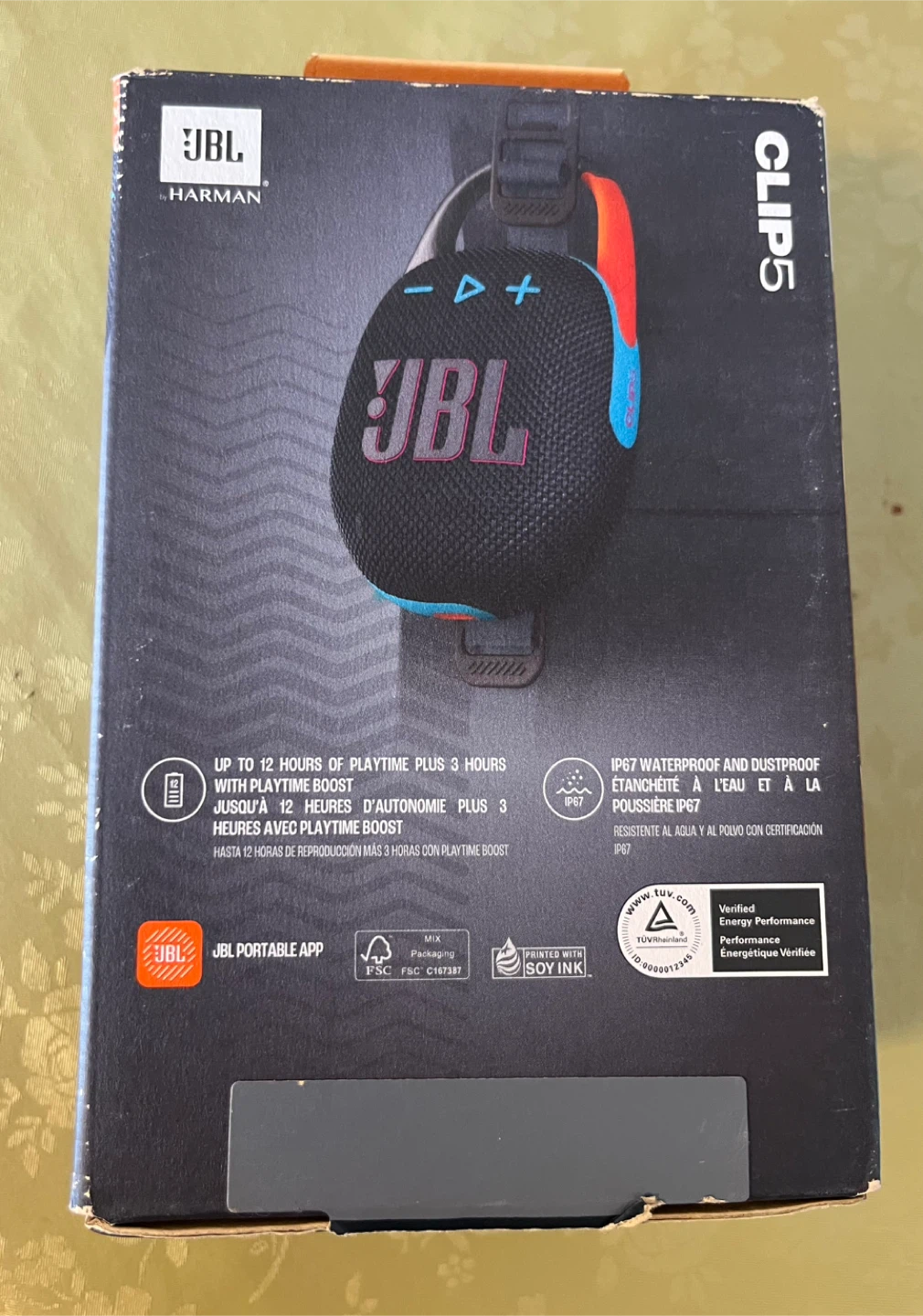 New JBL Clip 5 Portable Bluetooth Speaker - photo 2