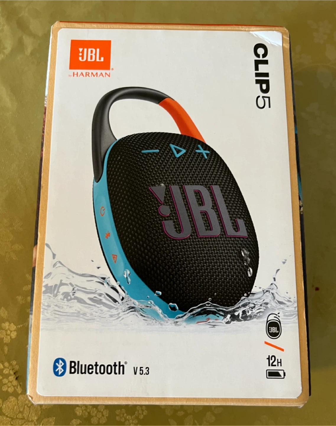 New JBL Clip 5 Portable Bluetooth Speaker