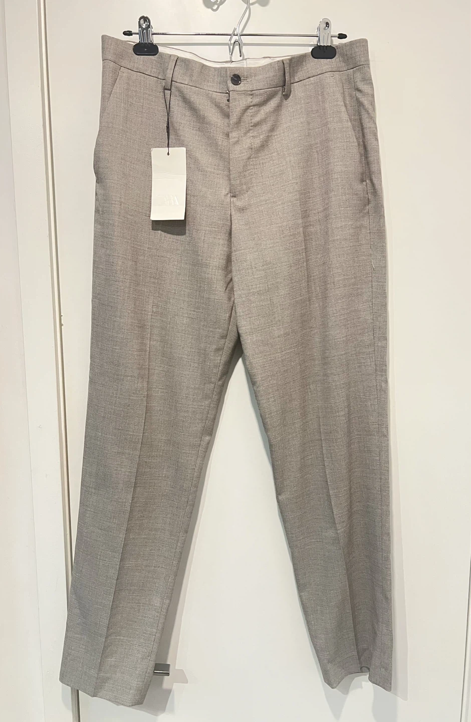 New Zara light Grey Suit Pants