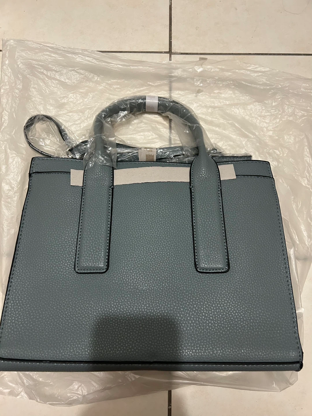 NWT Tahari LG Career Satchel - Citadel Blue/Grey - photo 5