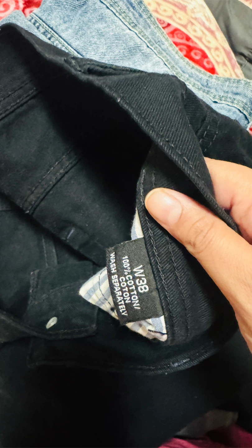 Zara Basic Denim Dept Black Jeans - Size 38 and 2 others - photo 2