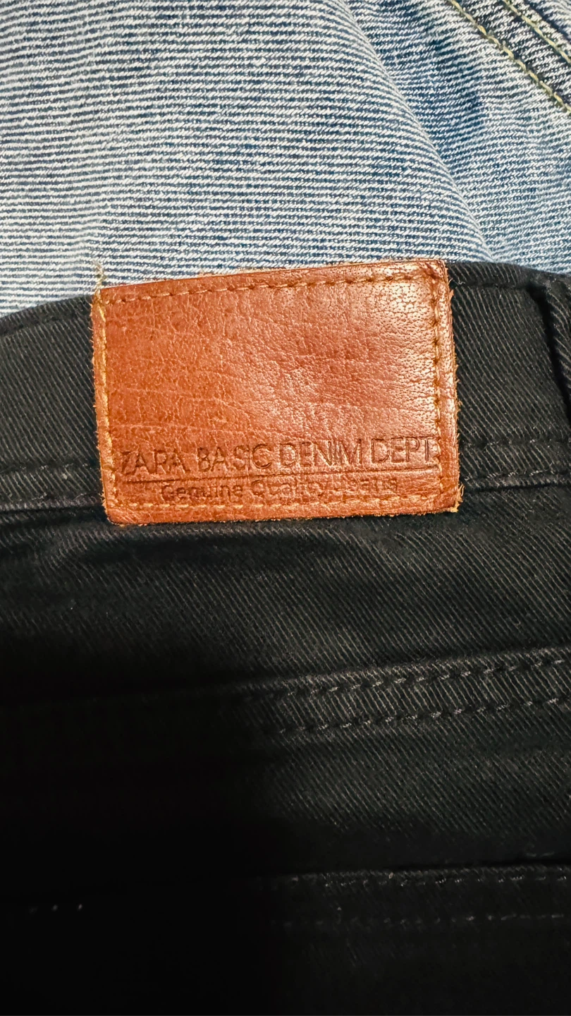 Zara Basic Denim Dept Black Jeans - Size 38 and 2 others - photo 3