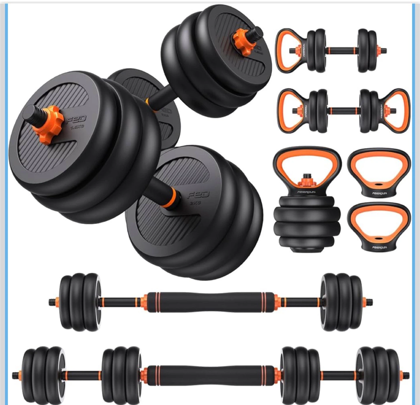 5-in-1 Multifunctional Dumbbell Set - photo 3