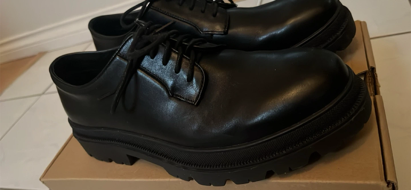Floyd Leroy Noir Black Shoes - Size 9.5 - photo 3