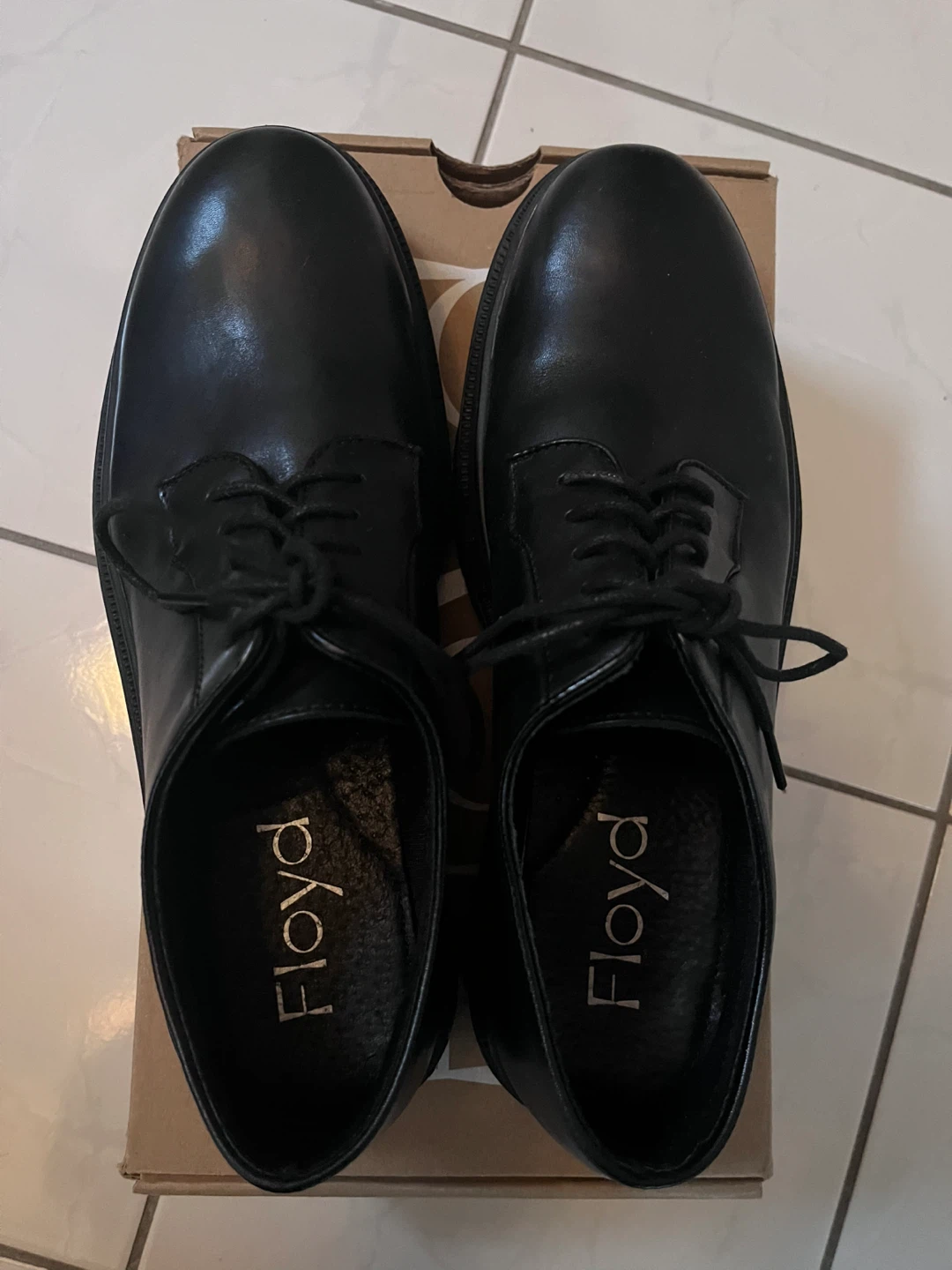 Floyd Leroy Noir Black Shoes - Size 9.5 - photo 4
