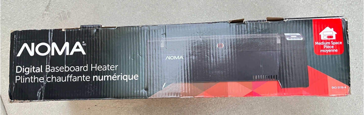 NOMA Digital Baseboard Heater - New in Box! - photo 5