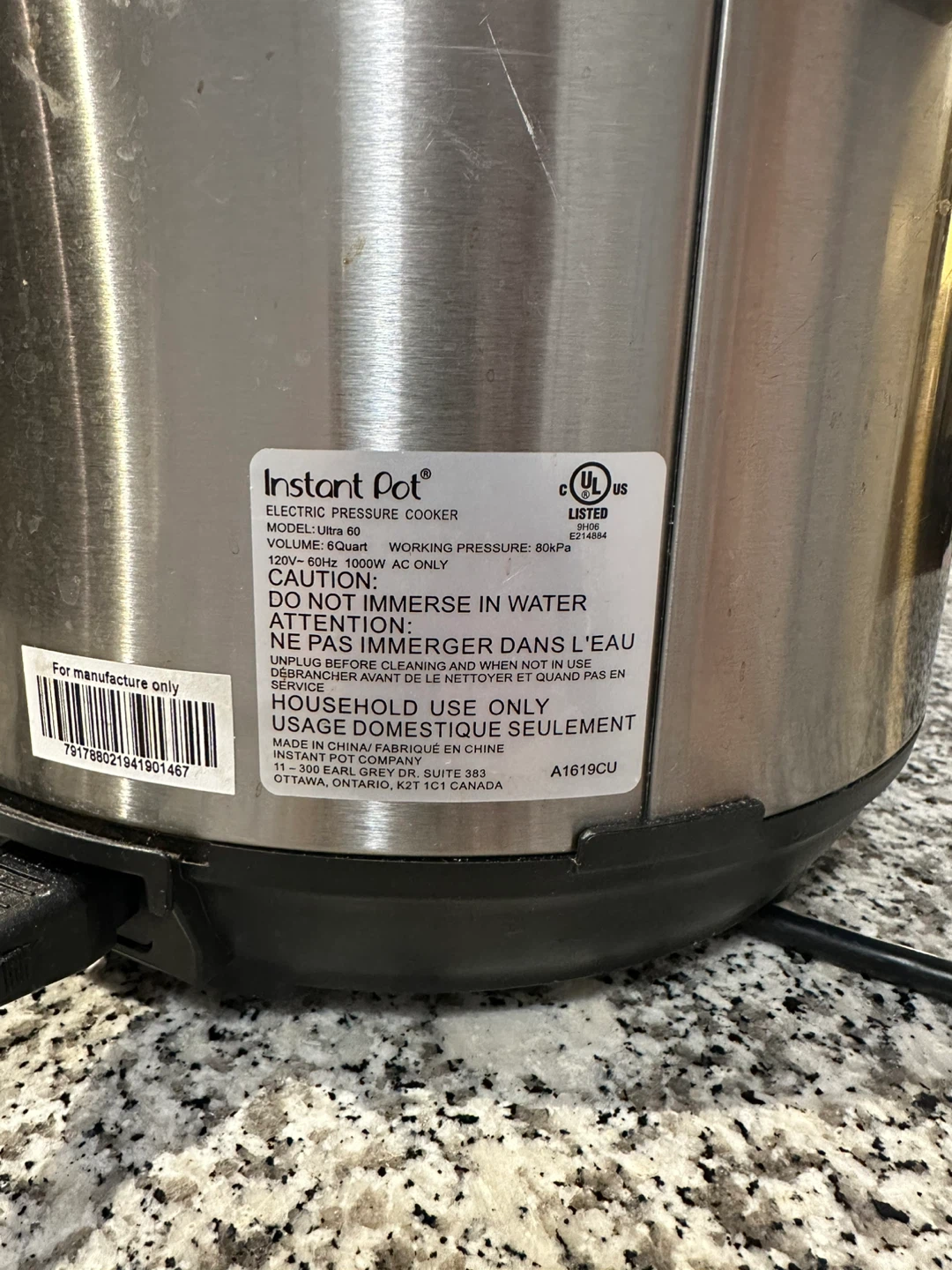 Instant Pot Ultra 6 Quart - photo 2