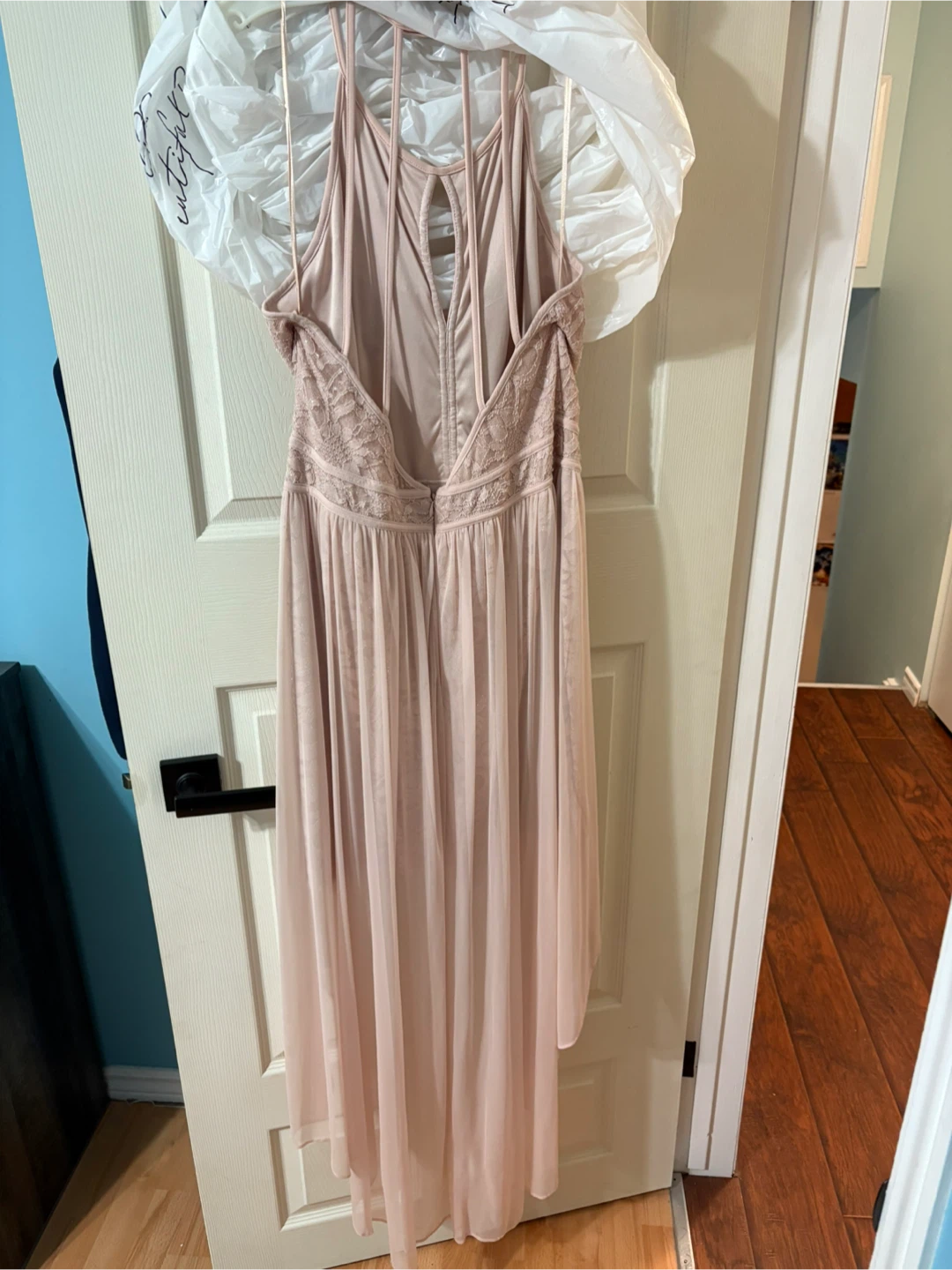 Pink Lace High Low Dress Size 20 - photo 2