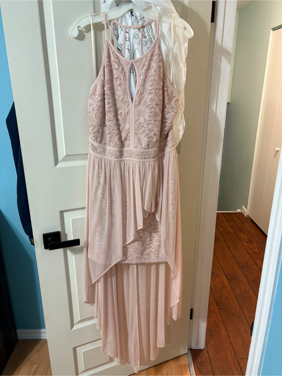 Pink Lace High Low Dress Size 20 - photo 4