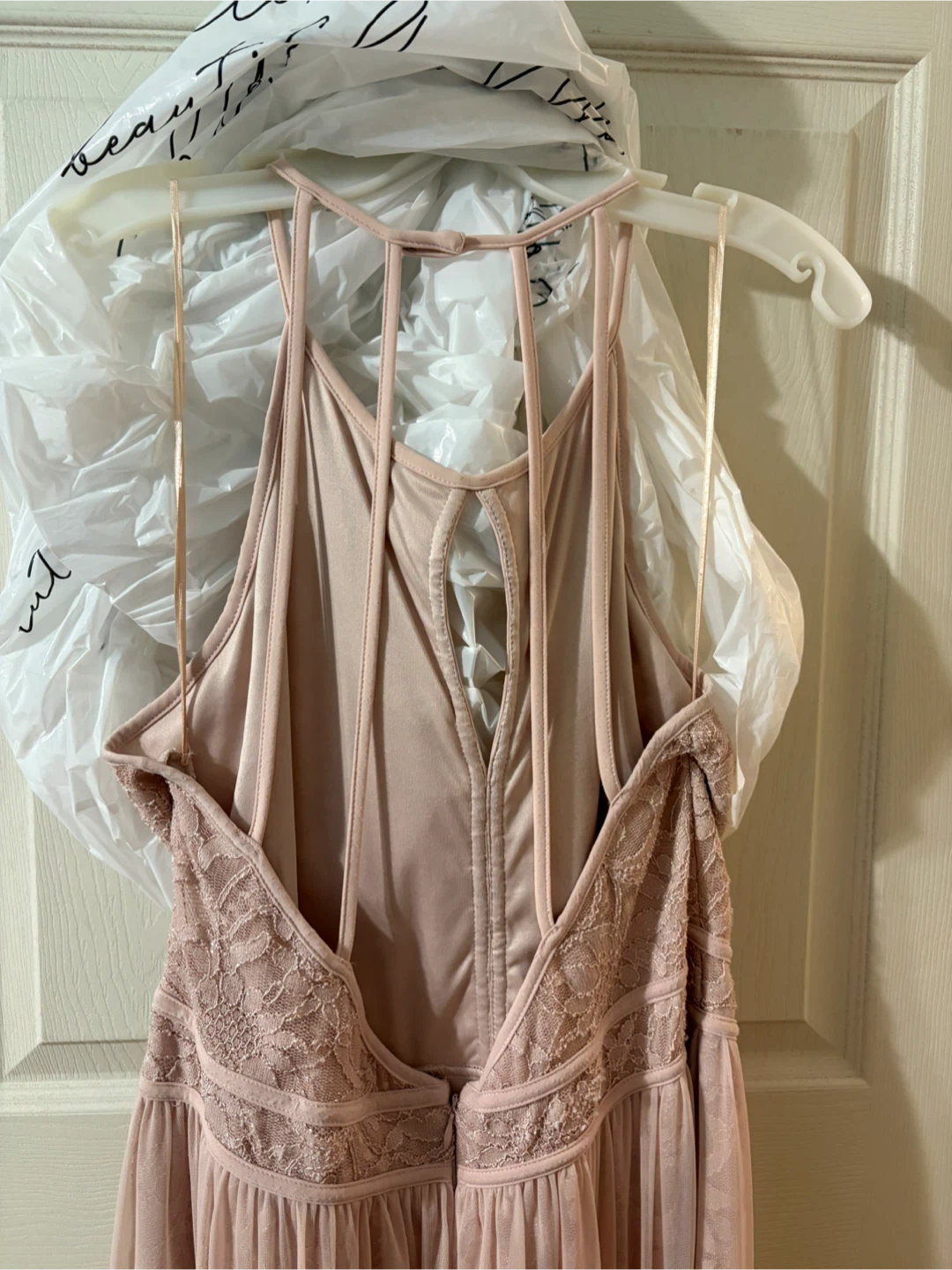 Pink Lace High Low Dress Size 20 - photo 3