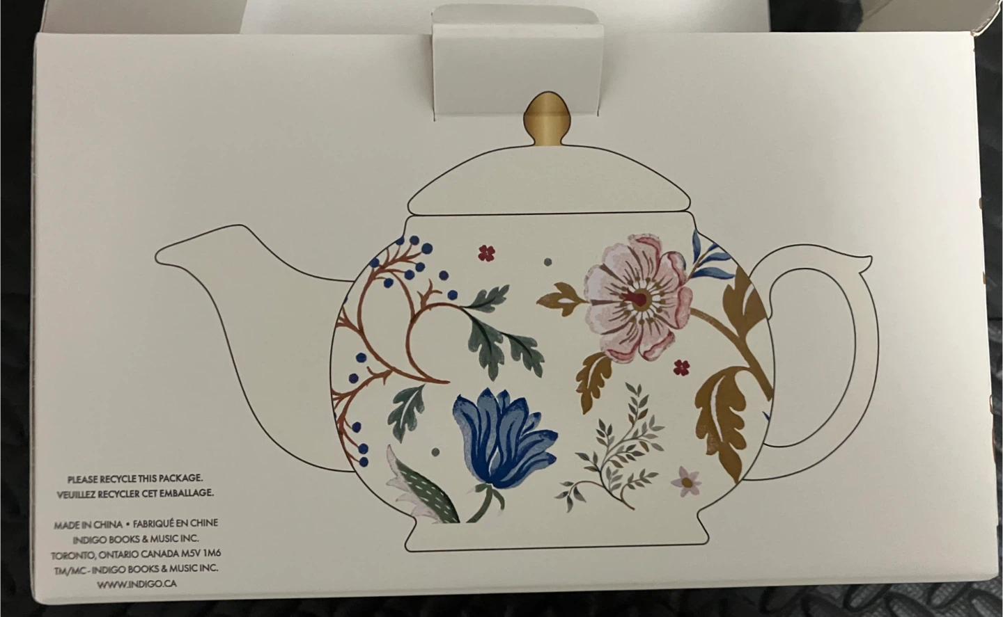 Indigo Floral Teapot - New in Box - photo 4
