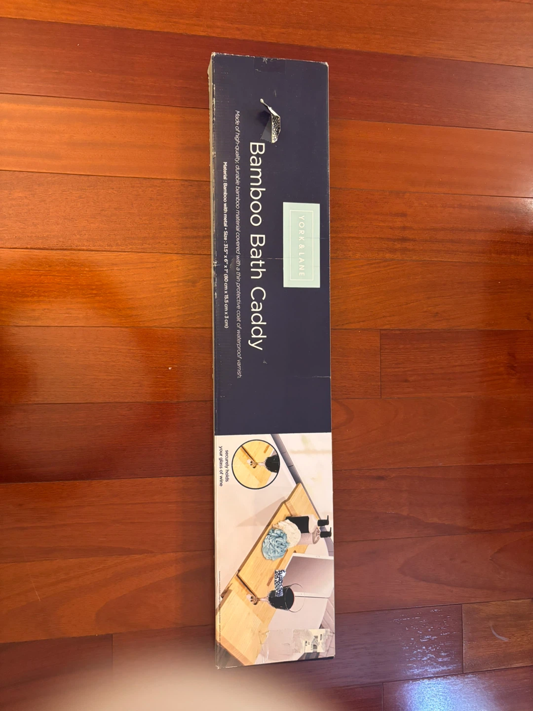 Bamboo Bath Caddy - New in Box!