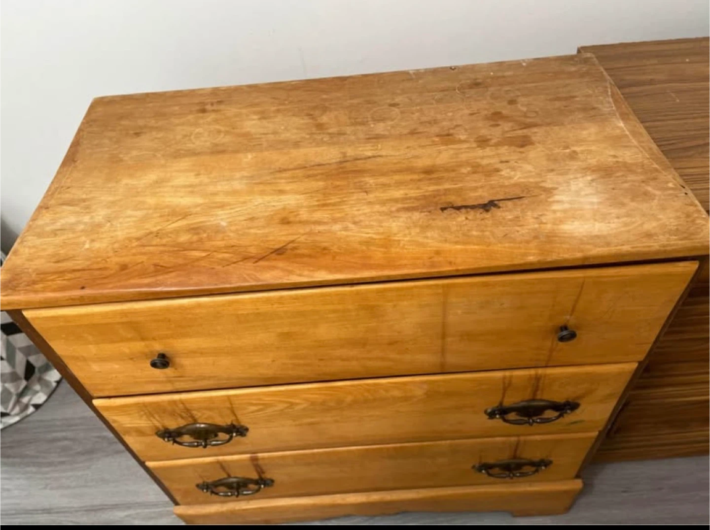 Wooden 3-Drawer Dresser - photo 3