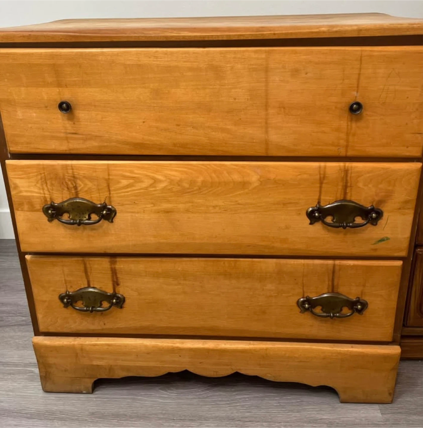Wooden 3-Drawer Dresser