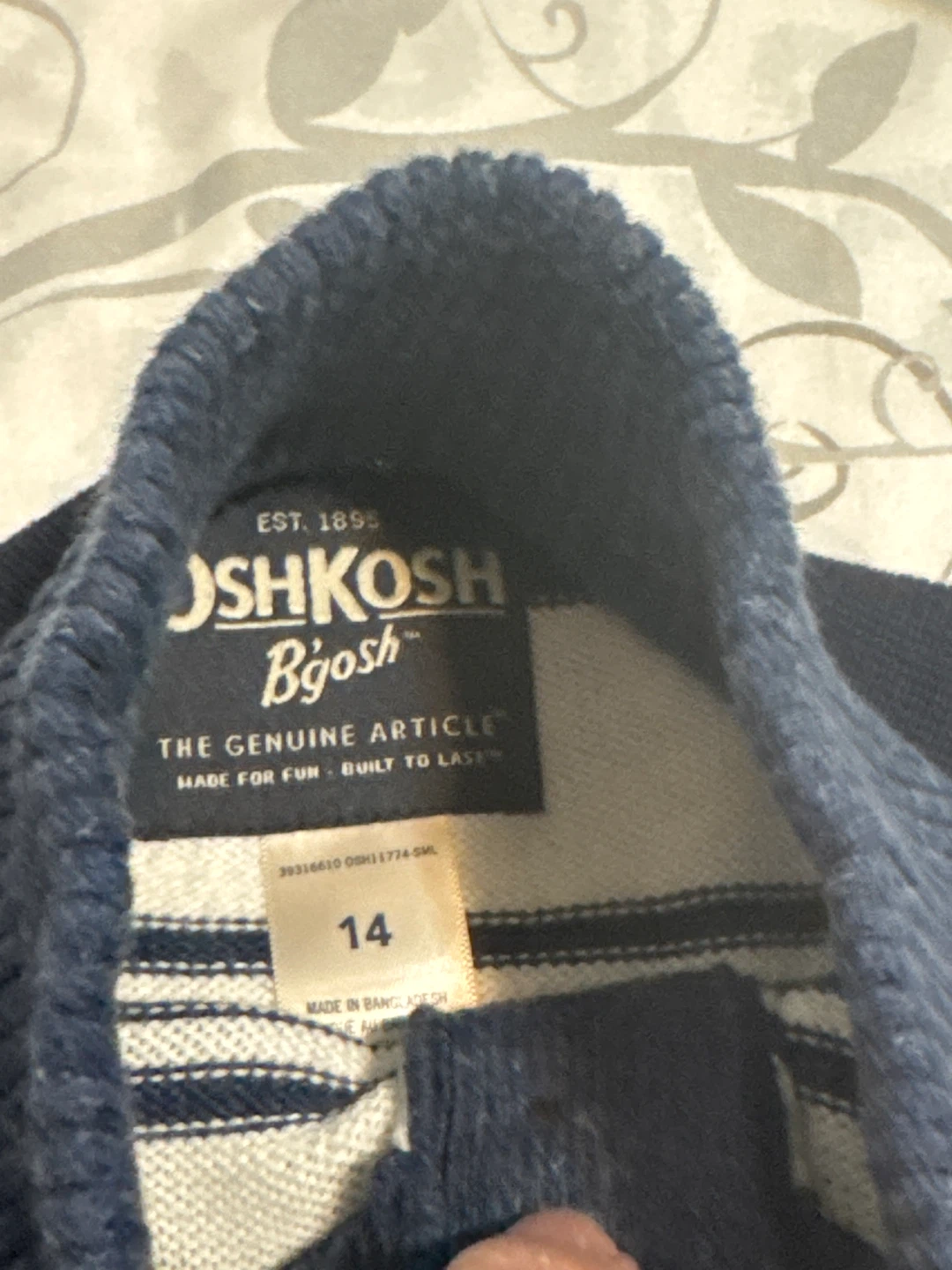 OshKosh Bgosh Striped Sweater - Size 14 - photo 3