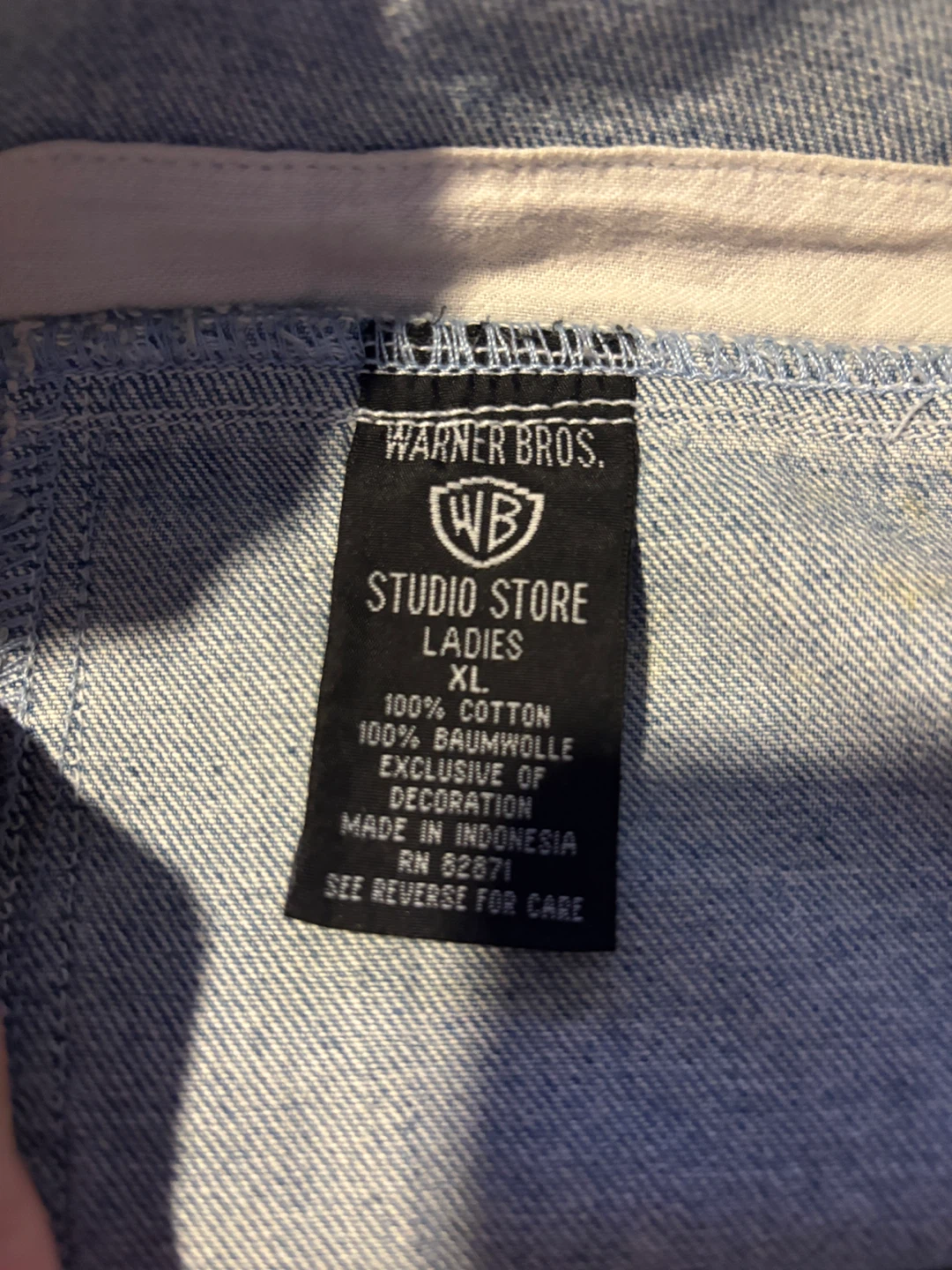 Vintage Warner Bros Looney Tunes Women’s Overall Shorts  XL - photo 5
