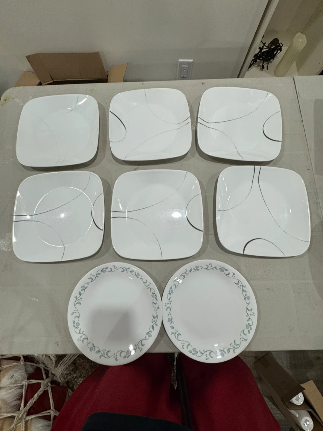 Corelle 3 sets of dishes and mugs - photo 4