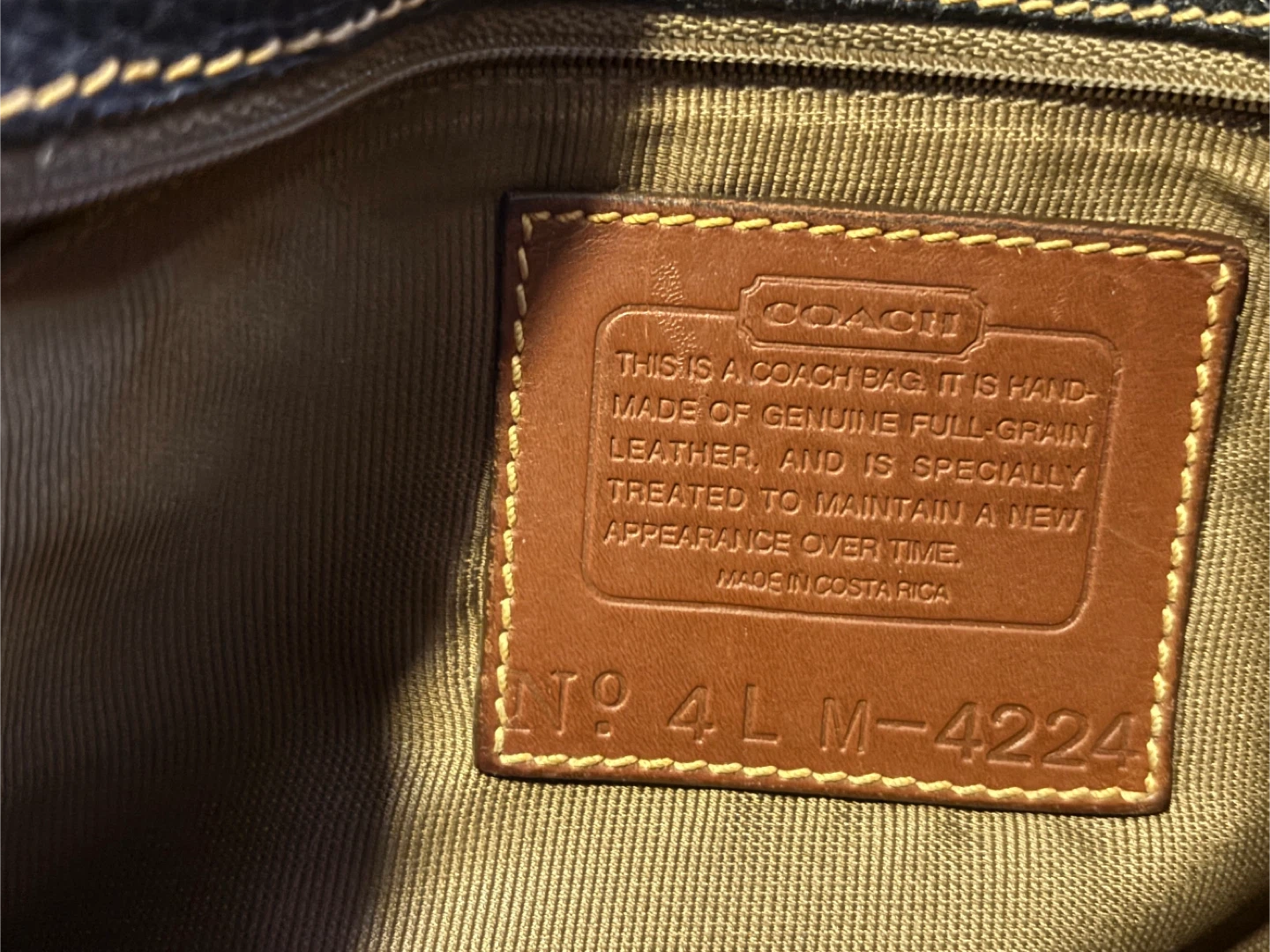 Pre-Owned Vintage Coach Sheridan Crossbody Purse - photo 5