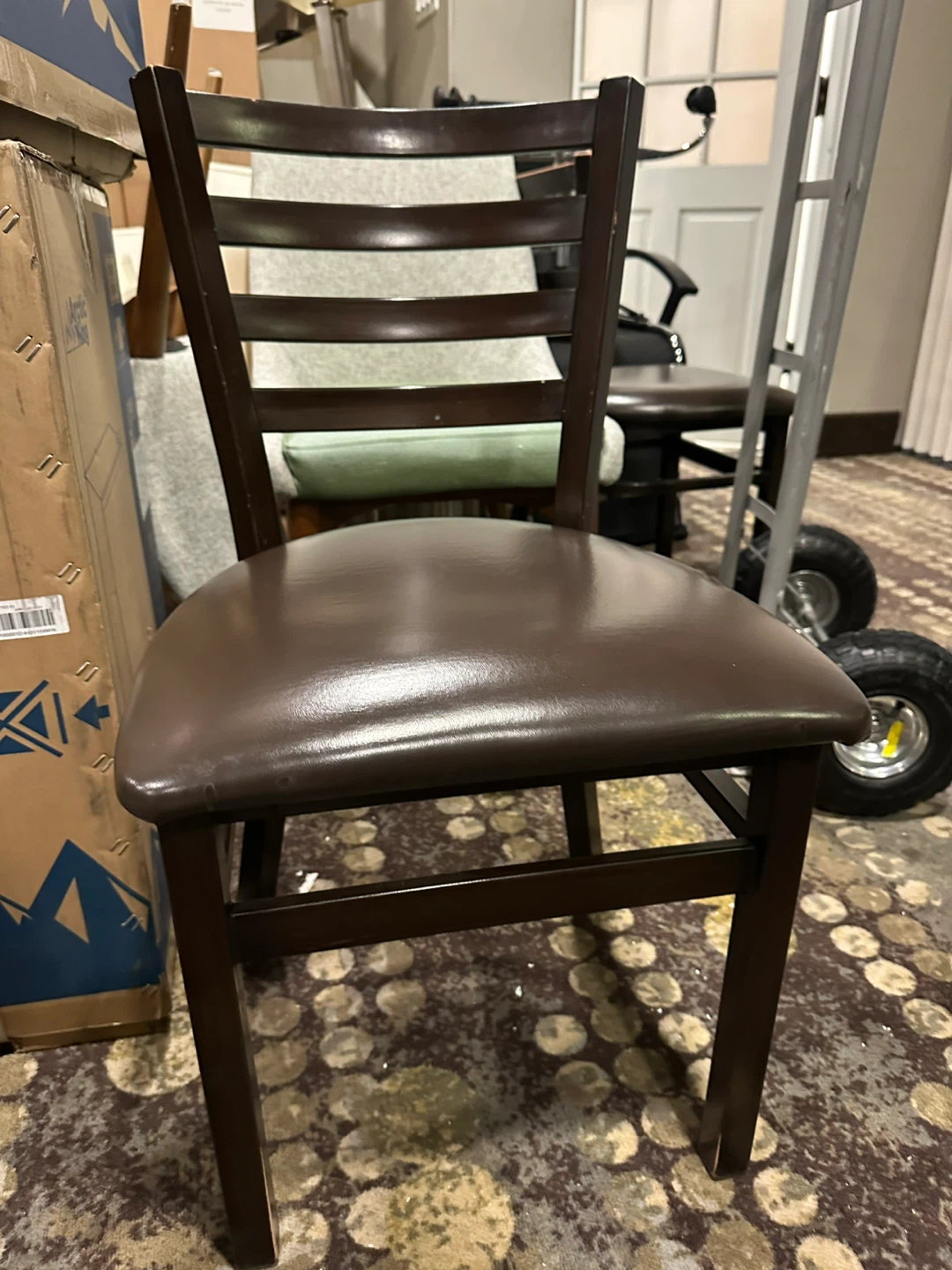 Brown Wooden Dining Chair