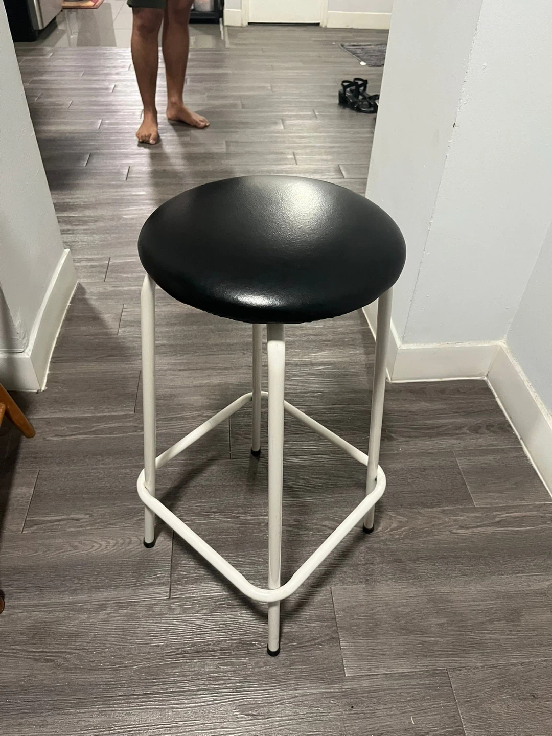 Black and White Bar Stool