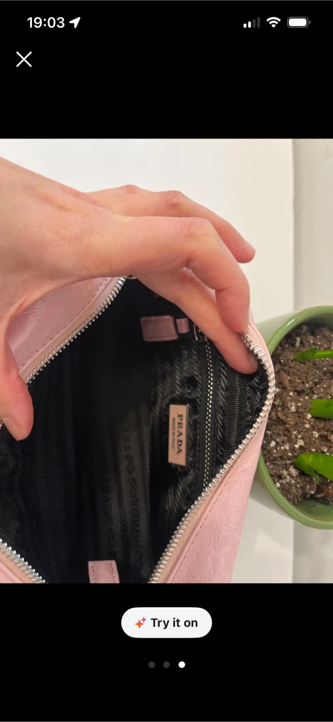 Prada Pink Leather Camera Bag - photo 3