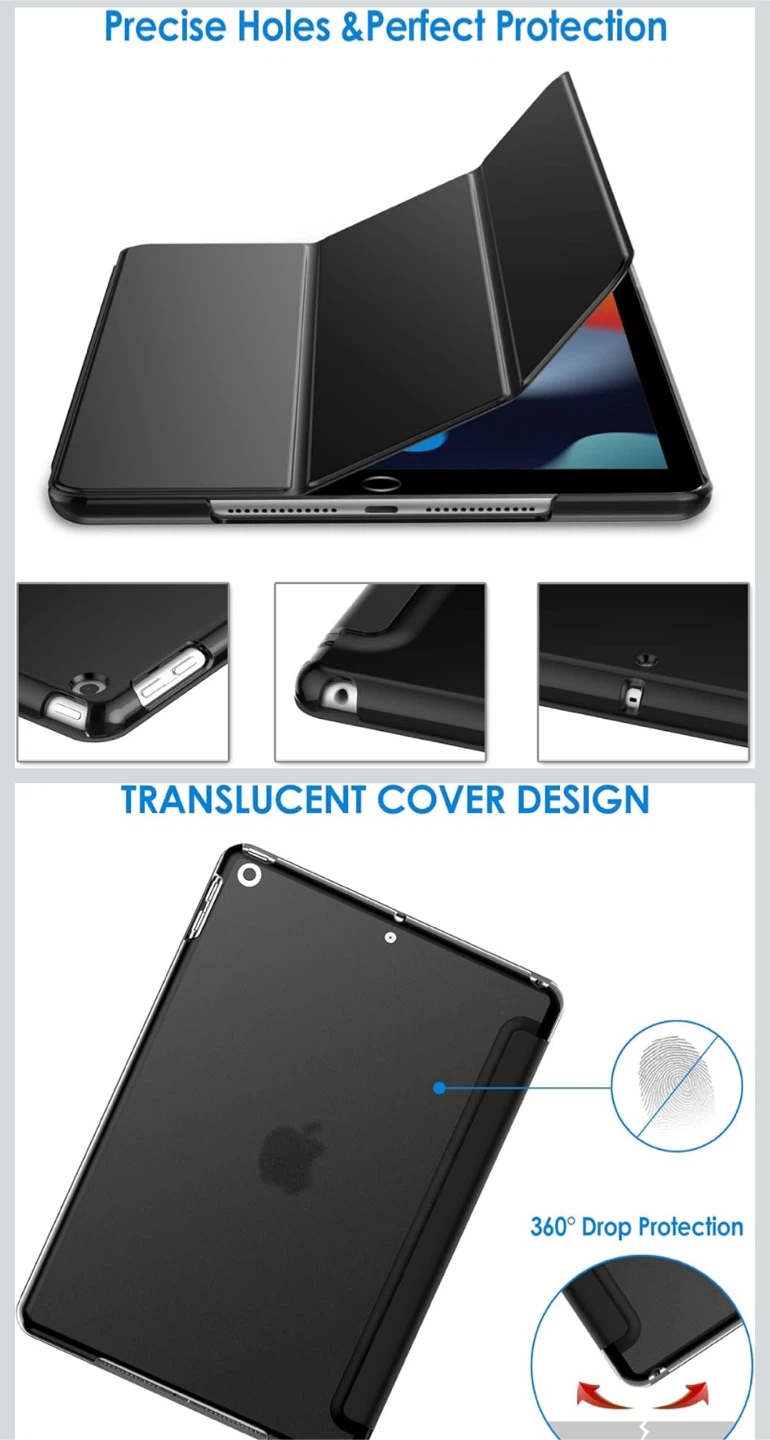 iPad 9/8/7 Case - Black, 10.2 inch - photo 5
