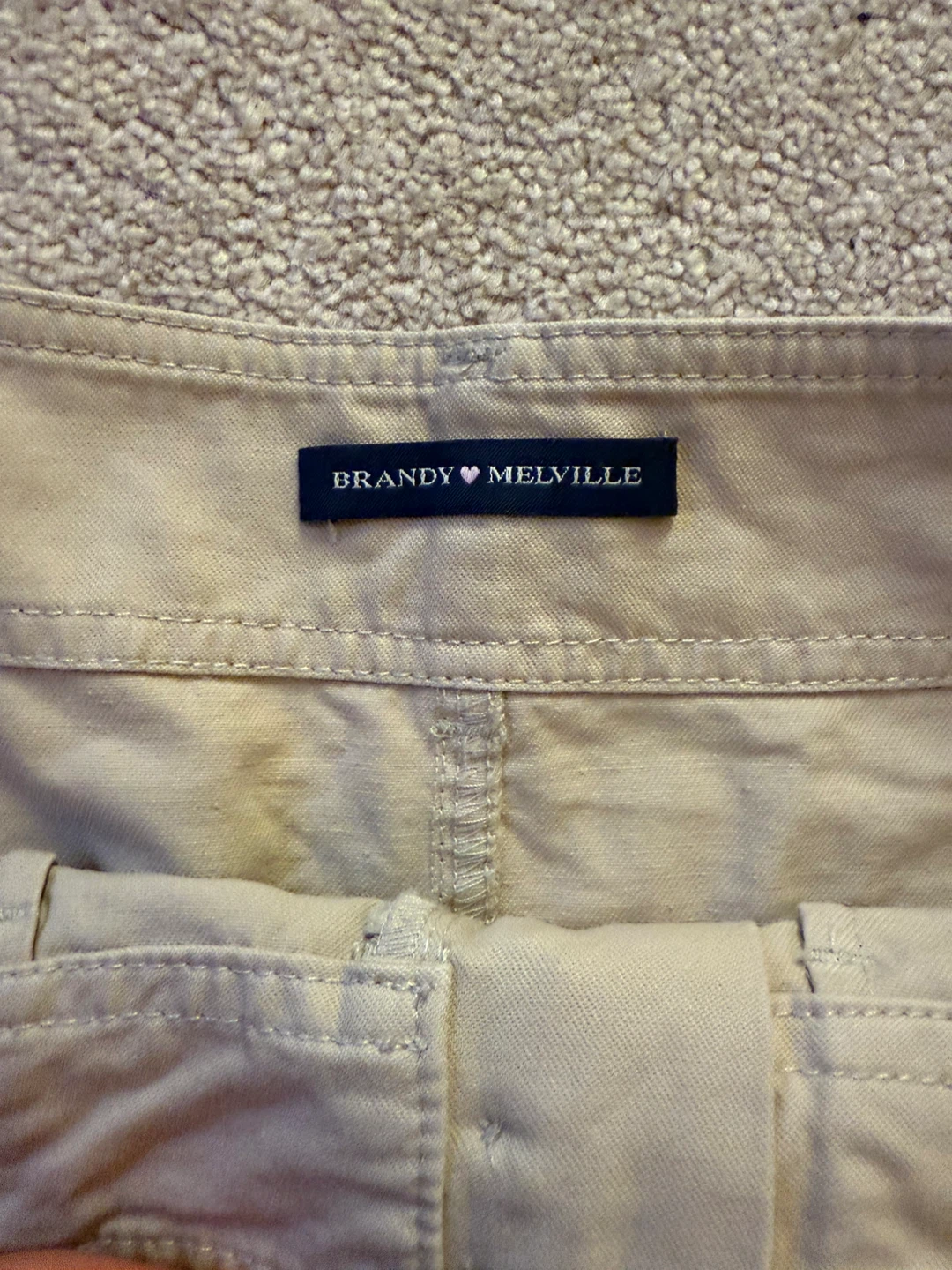 Brandy Melville Khaki Mini Cargo Skirt - photo 2