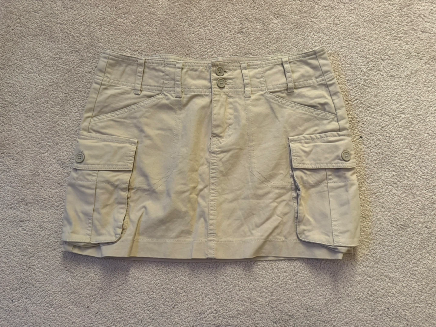 Brandy Melville Khaki Mini Cargo Skirt