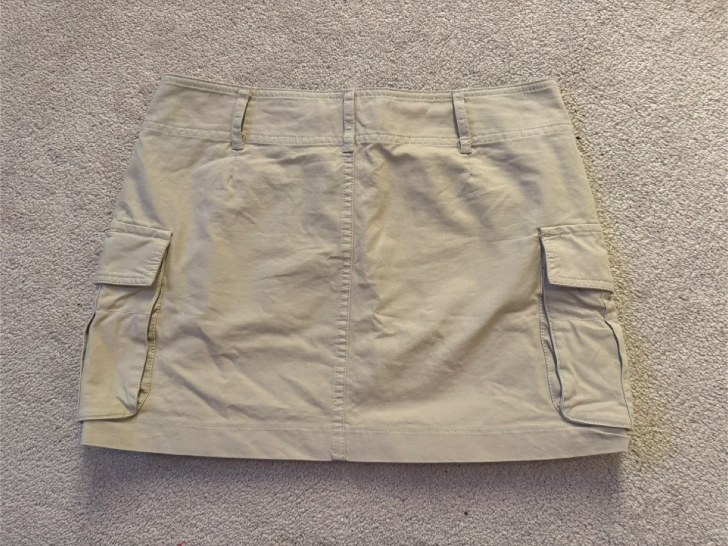 Brandy Melville Khaki Mini Cargo Skirt - photo 3