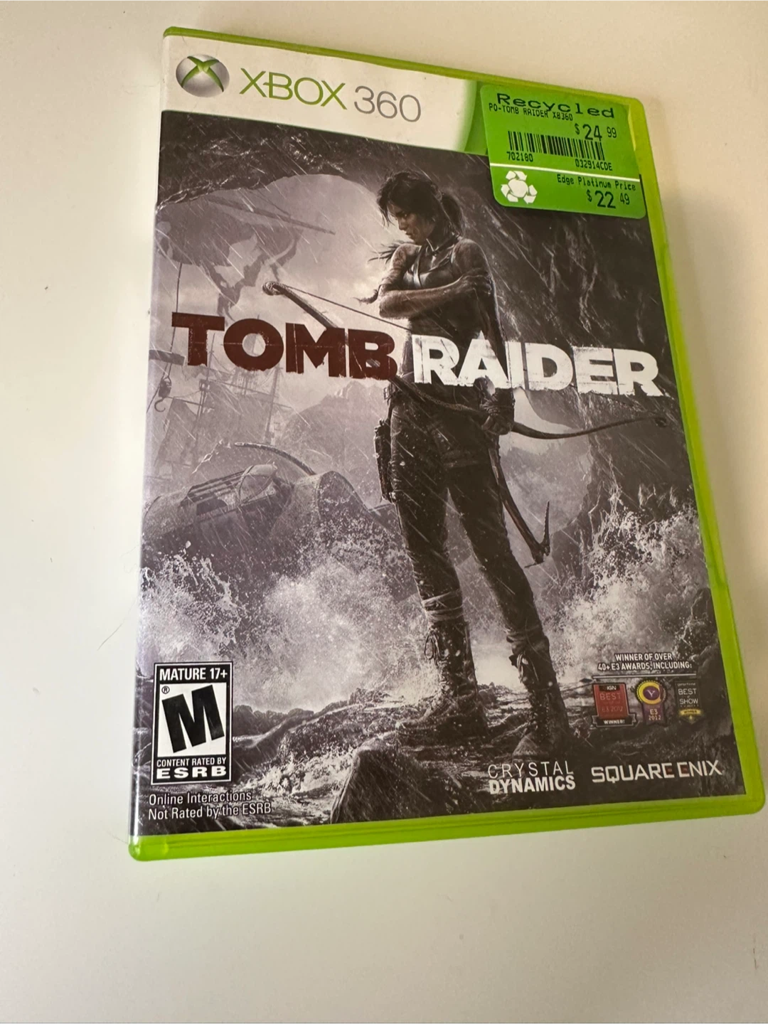 Tomb Raider Xbox 360 Game