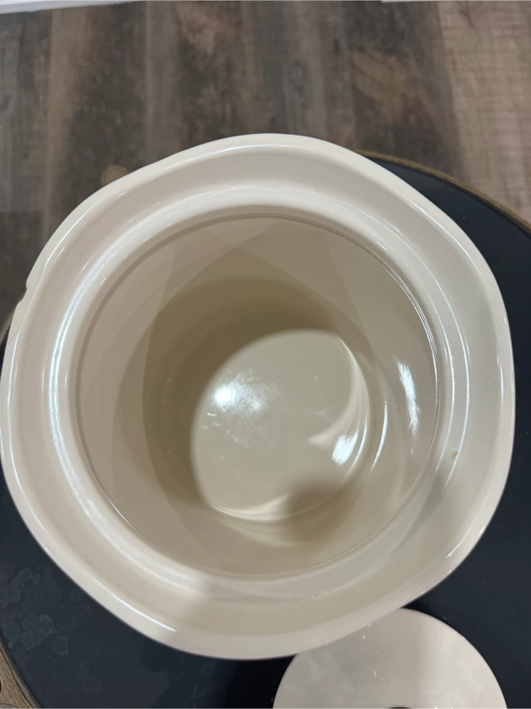 Cream Jar with Metal Stand - photo 3
