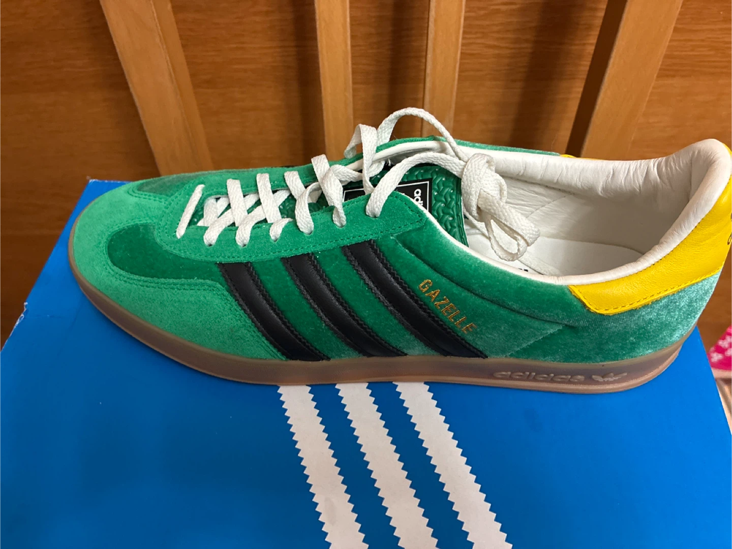 New in box Adidas Gazelle Indoor Green US 12 - photo 3