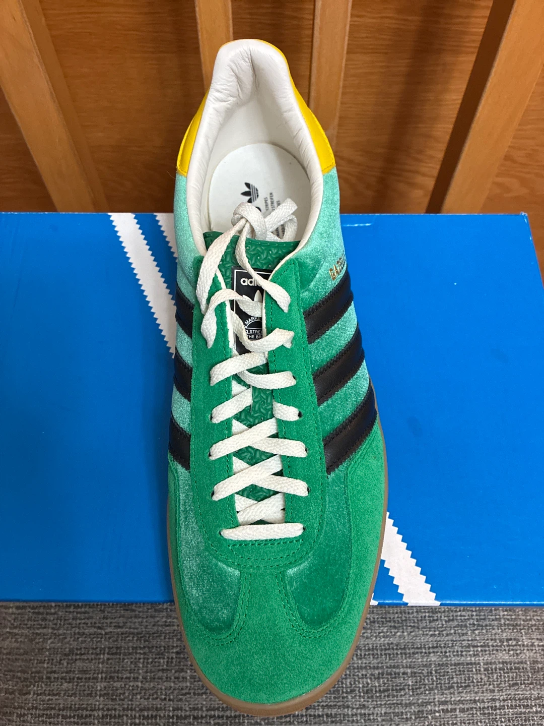 New in box Adidas Gazelle Indoor Green US 12 - photo 2