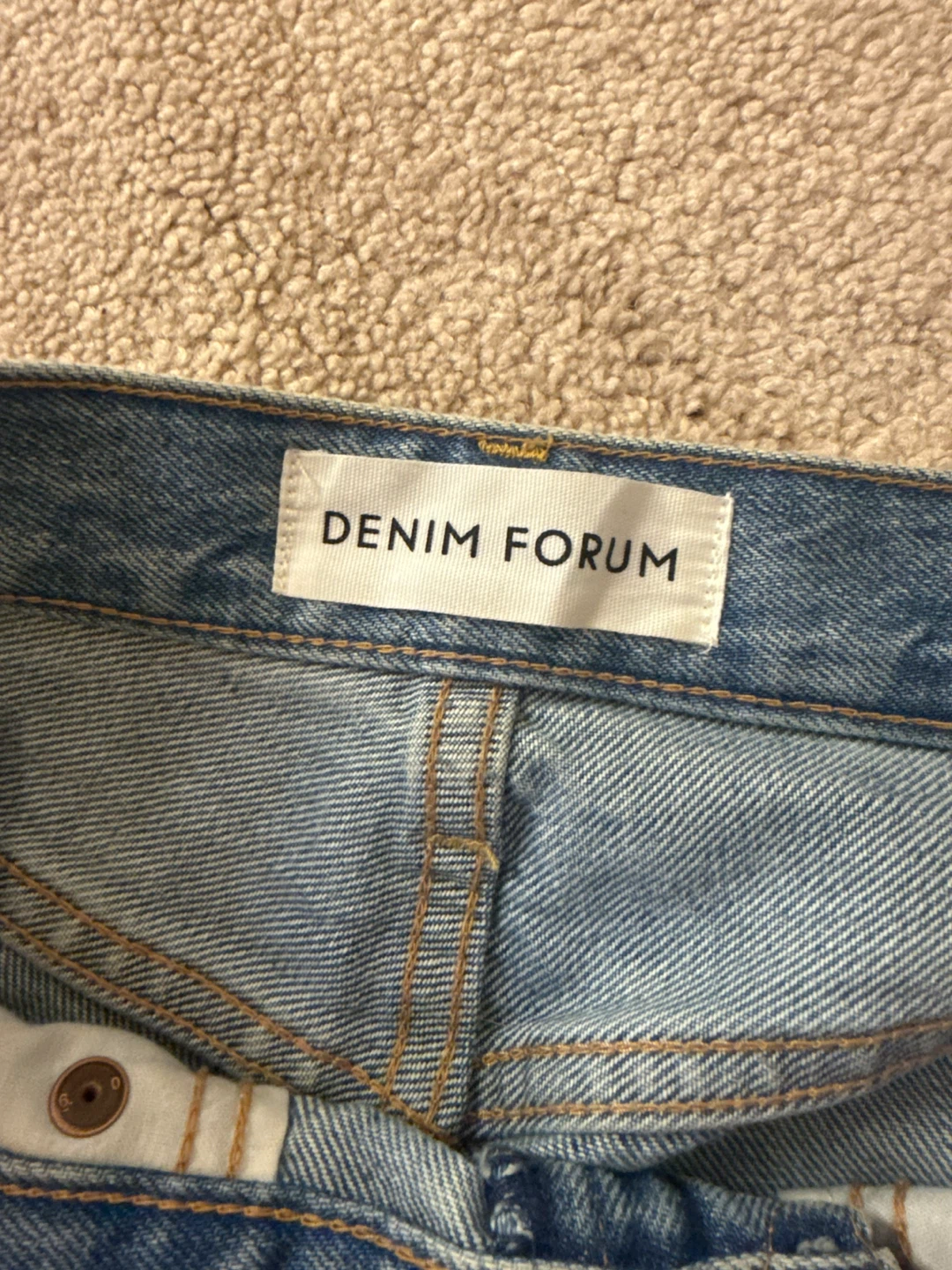 Denim Forum Farrah High Rise Wide Leg Jeans - Size 30L - photo 3