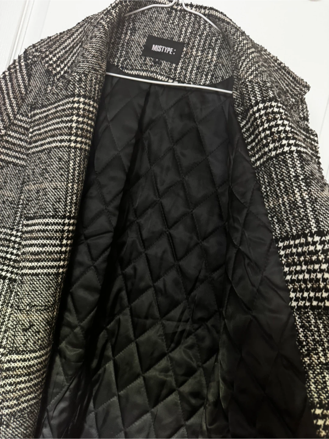 MISTYPE Plaid Wool Blend Coat - photo 2