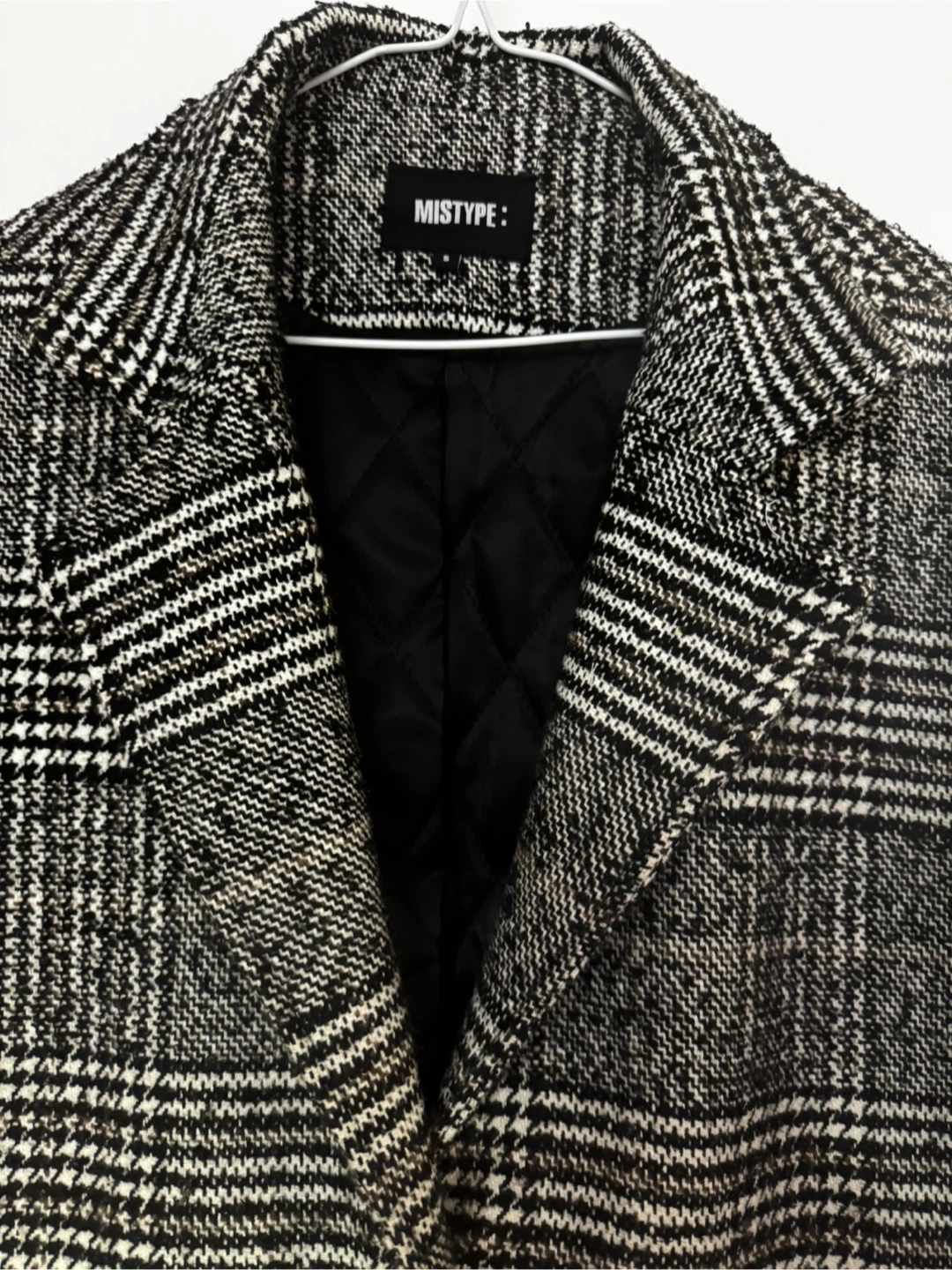 MISTYPE Plaid Wool Blend Coat - photo 3