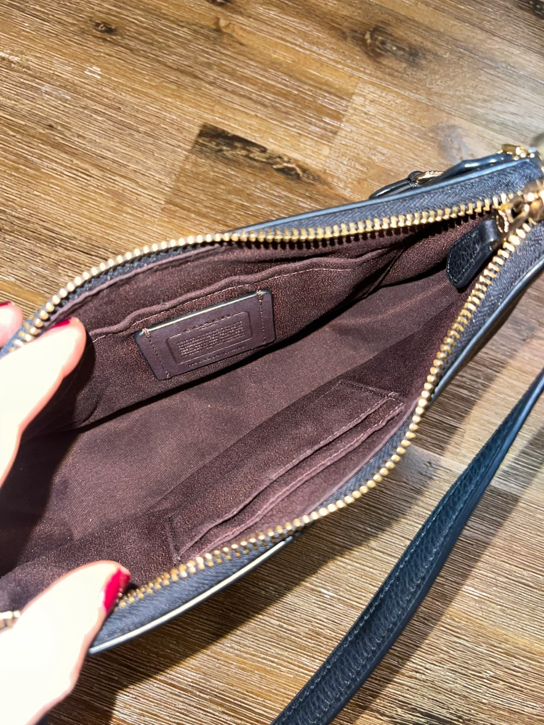 Coach Black Leather Bag - photo 5