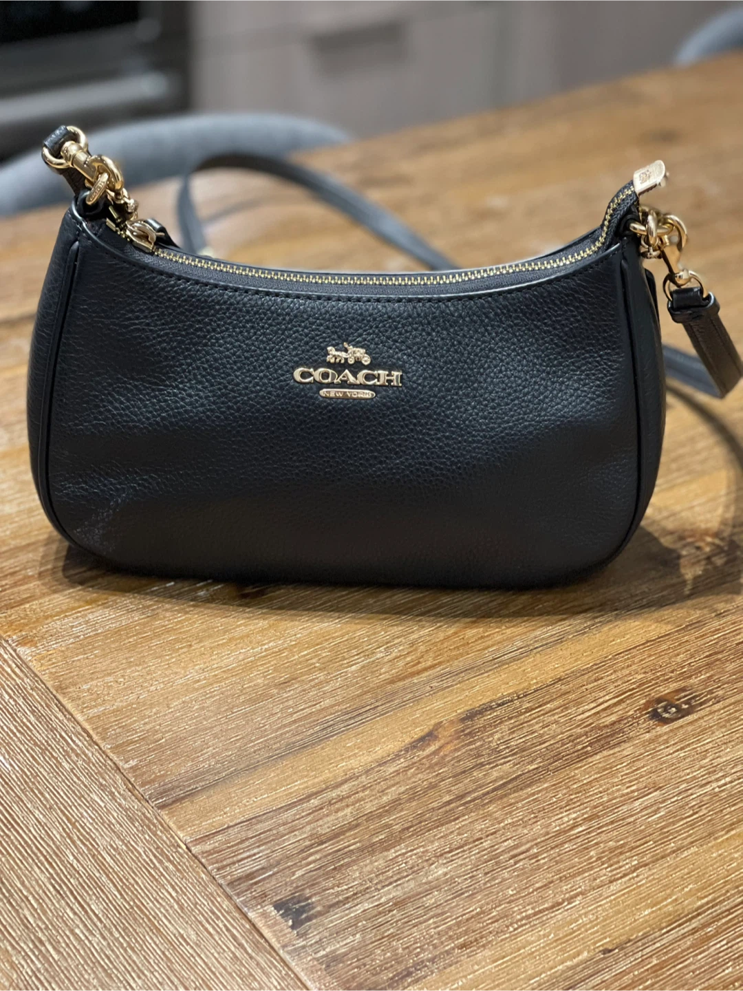 Coach Black Leather Bag - photo 2