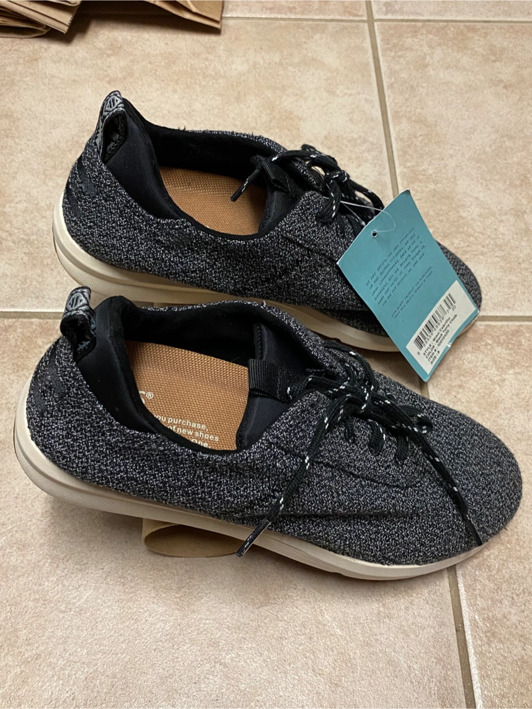 New TOMS Cabrillo Black Terry Cloth - Size 8 - photo 5