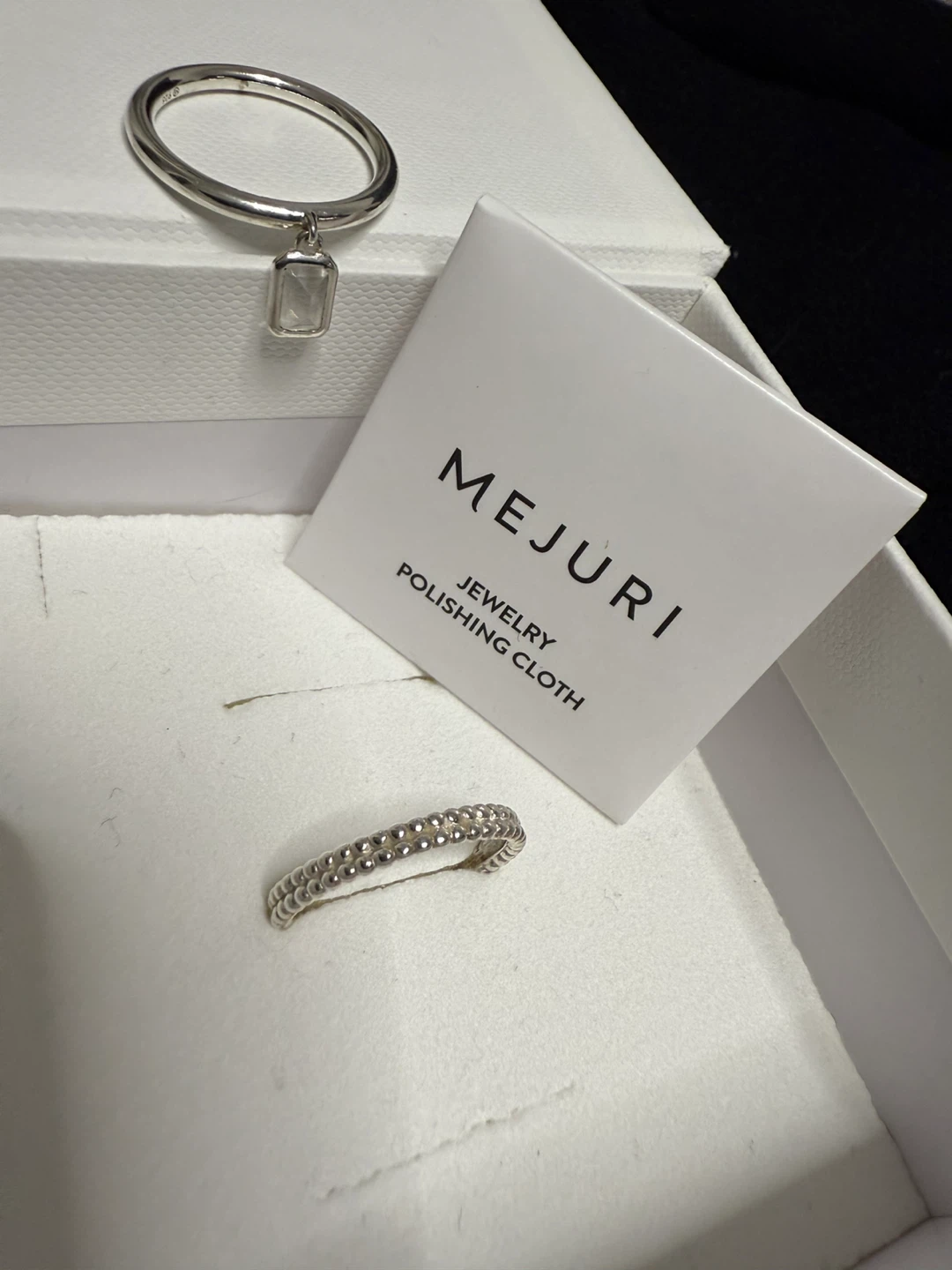 Mejuri sterling silver stack ring set - photo 2