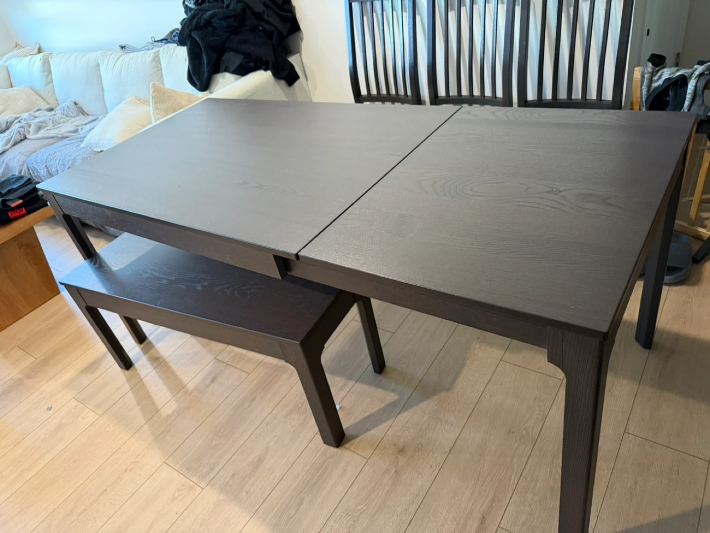 IKEA Dining Table Set with Bench & 4 Chairs - photo 4