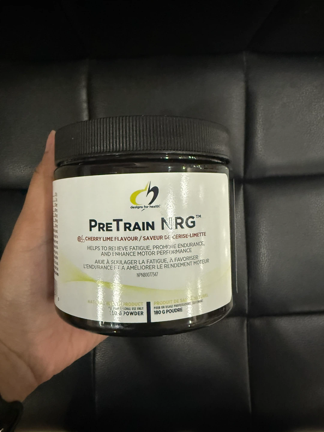 Designs for Health PreTrain NRG Cherry Lime