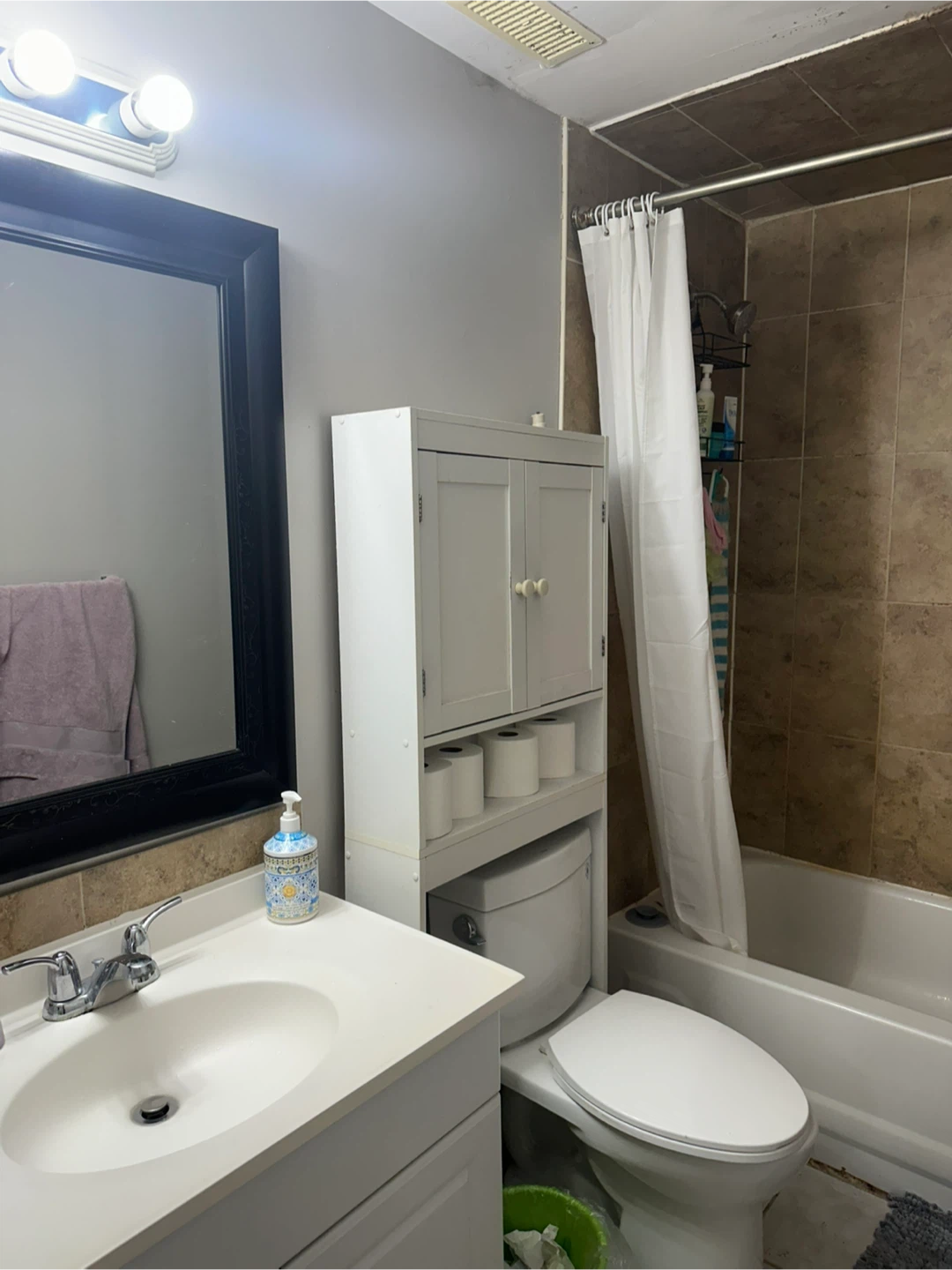 One room in two bedroom basement