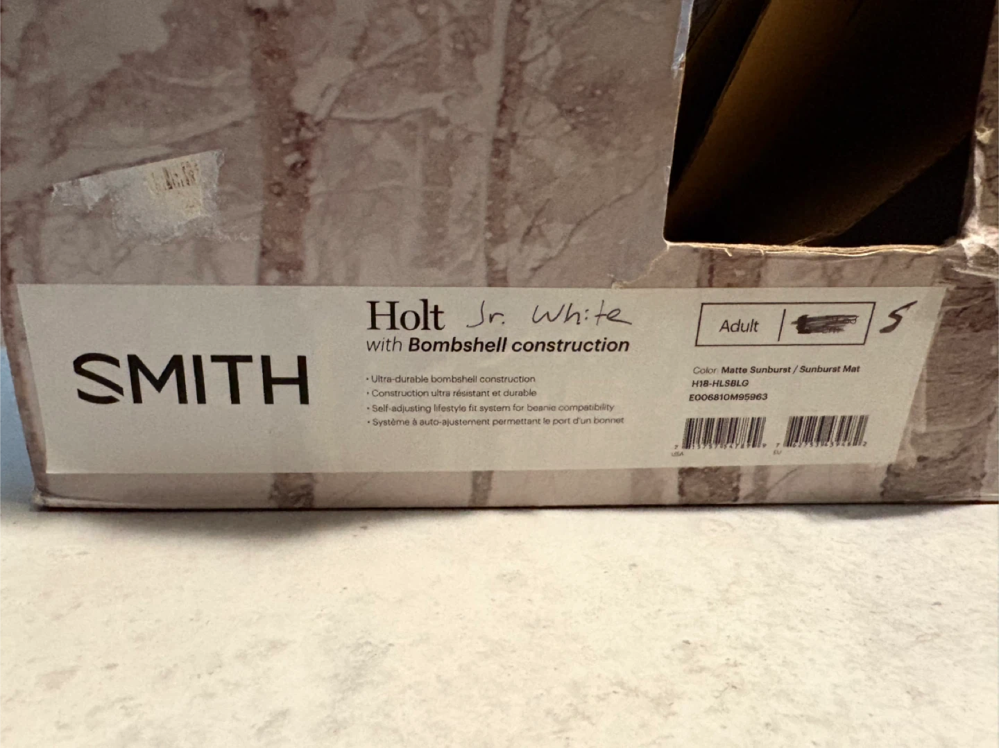 Smith Holt Jr. White Ski/Snowboard Helmet - Size S - photo 4