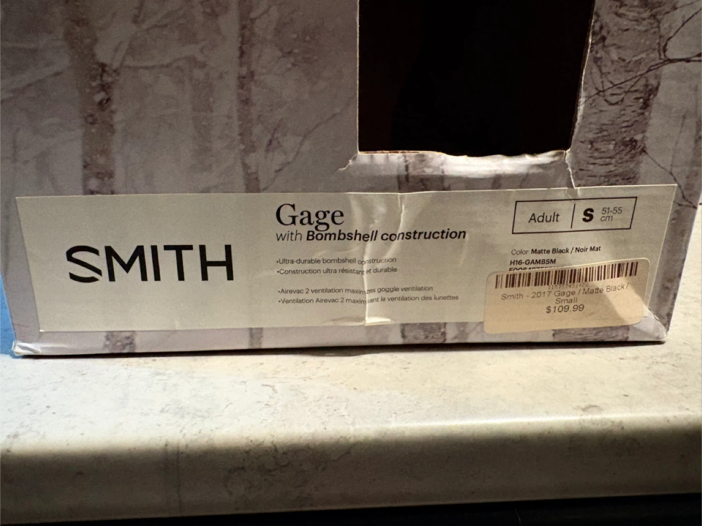 Smith Gage Matte Black Ski/Snowboard Helmet - Small - photo 5