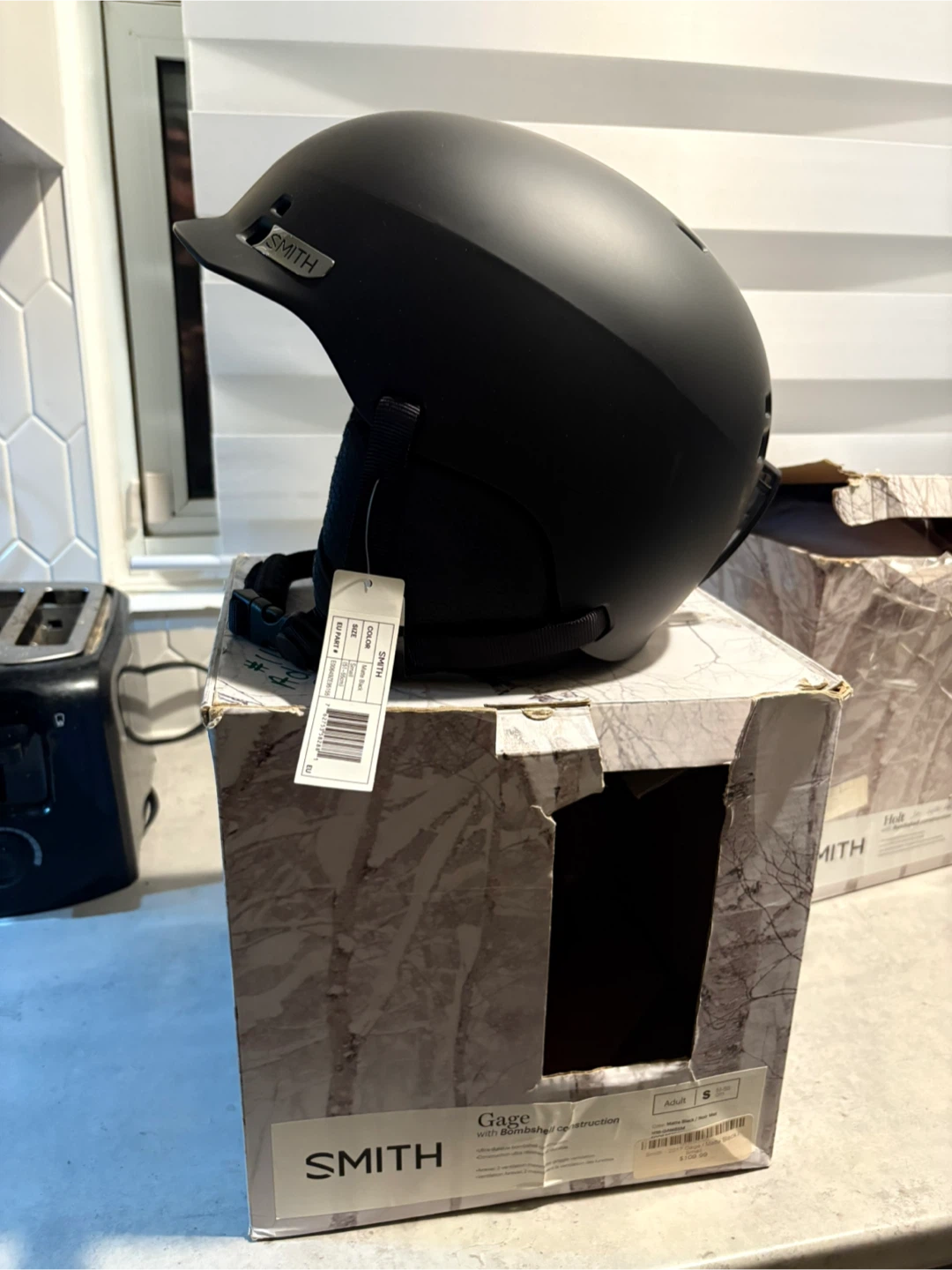 Smith Gage Matte Black Ski/Snowboard Helmet - Small