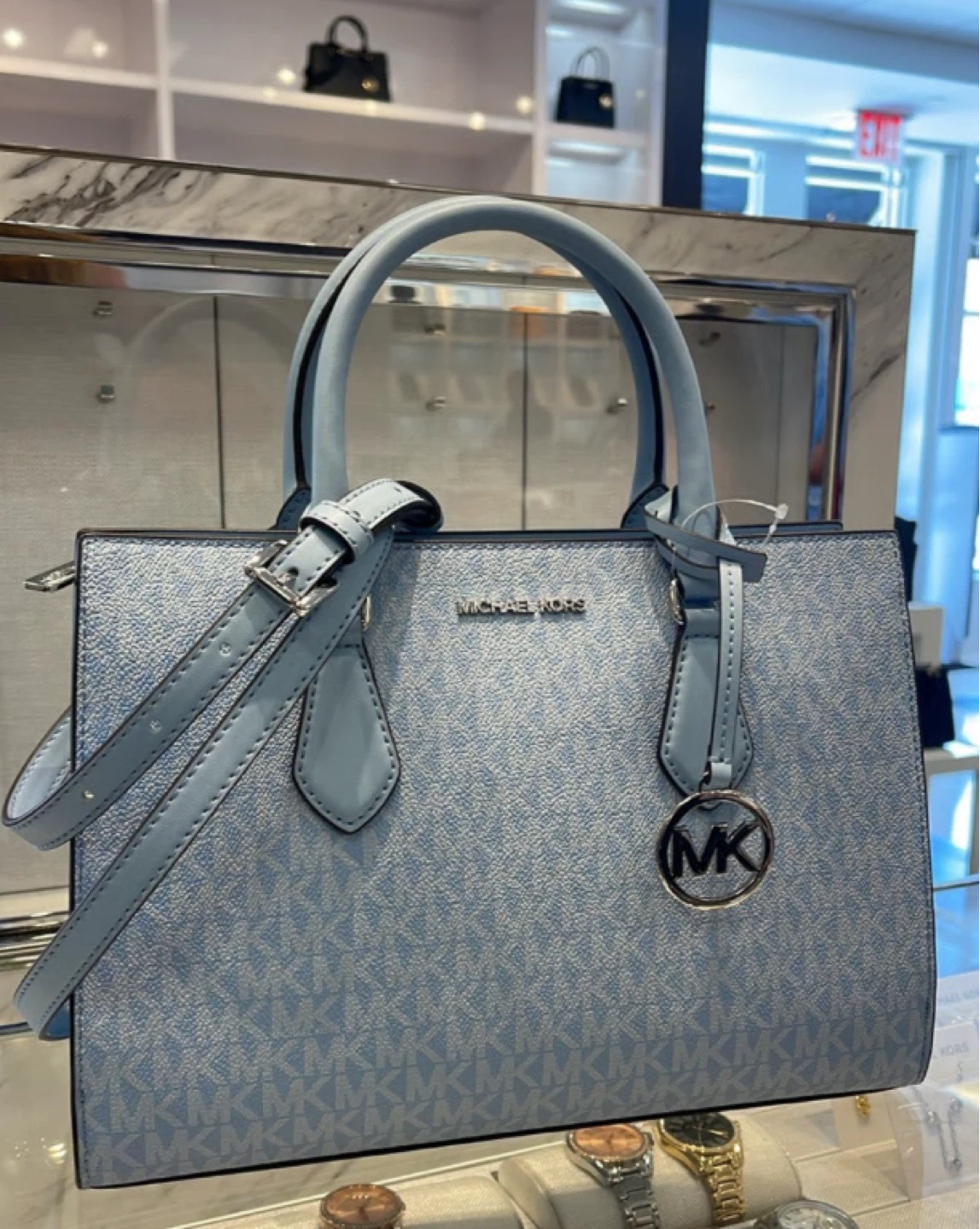 Michael Kors Tote Bag - Light Blue