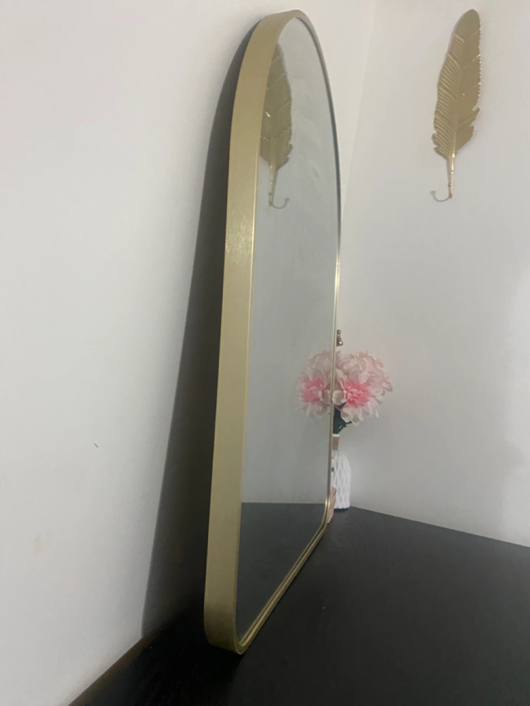 Gold Framed Arch Mirror - 28 inches - photo 3