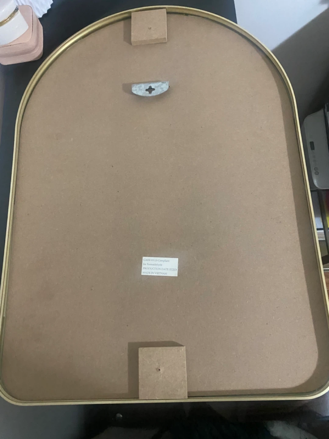 Gold Framed Arch Mirror - 28 inches - photo 5