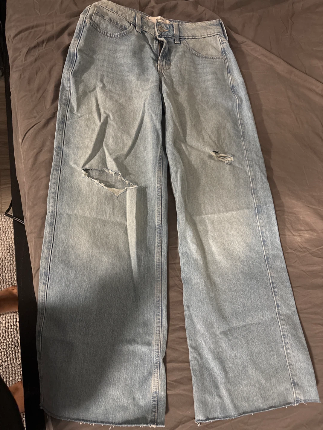Hollister High-Rise Baggy Jeans - Size 4 Short - photo 3